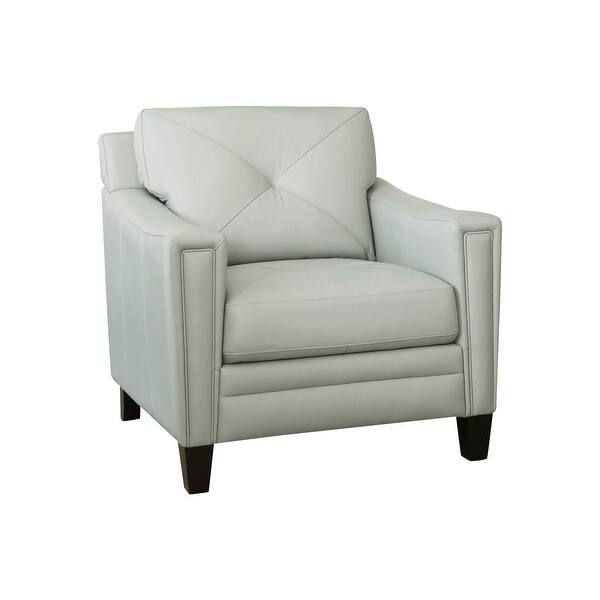 Abbyson Camilla Top Grain Leather Chair Overstock 23061776