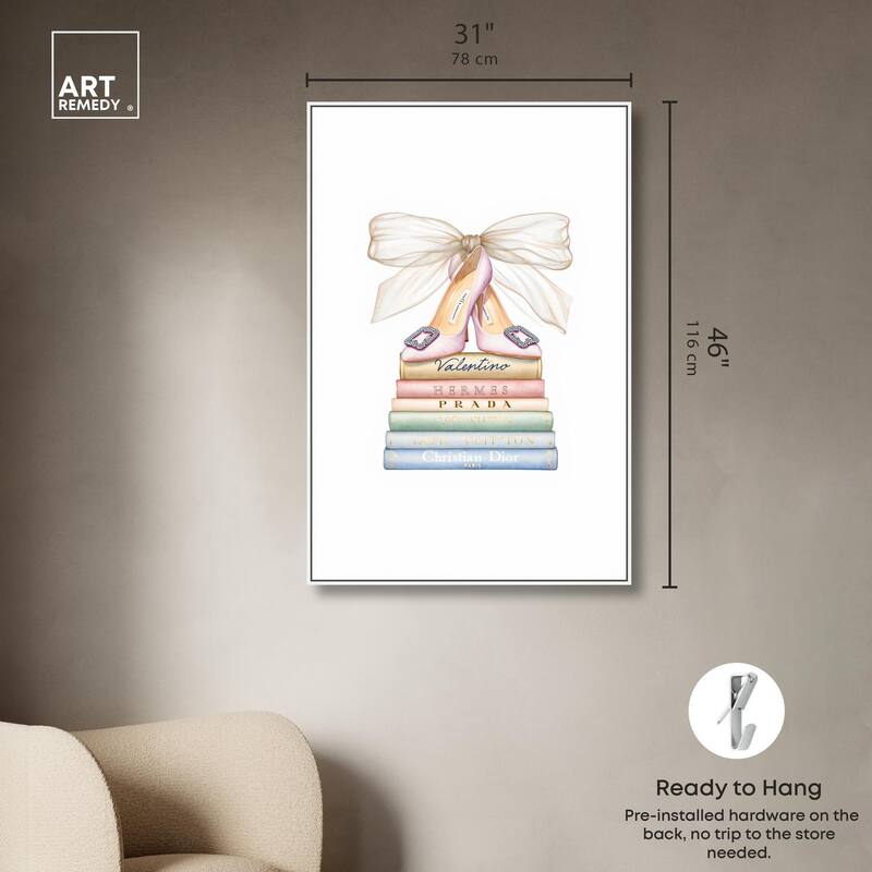 Bibliotheca Belle Canvas by Art Remedy