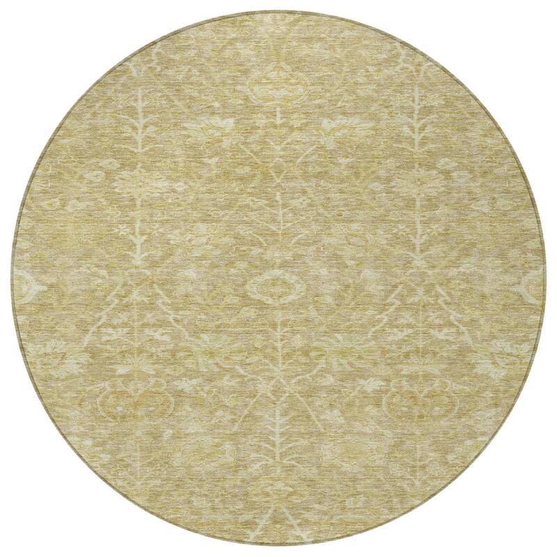 HomeRoots Floral Transitional Rectangle Outdoor Rug