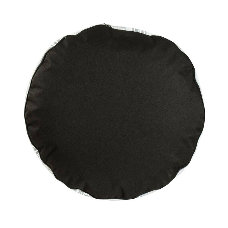 Prisma Navy Foot Pouf