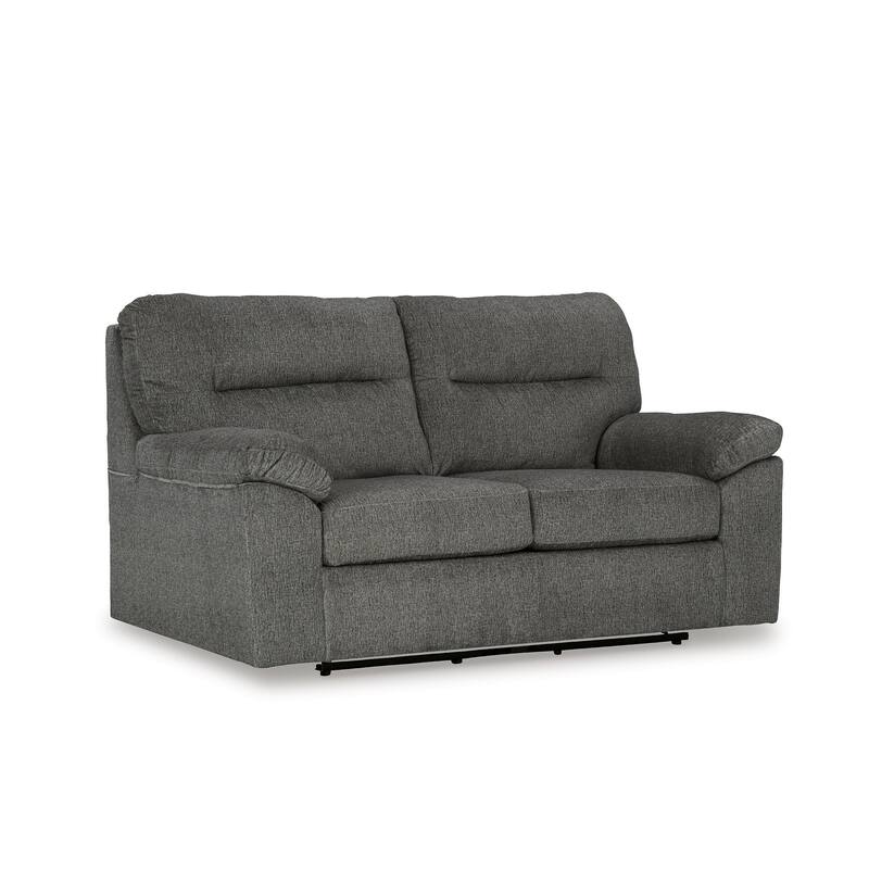 Signature Design by Ashley Bindura Mineral Glider Loveseat - 72" W x 42" D x 42" H