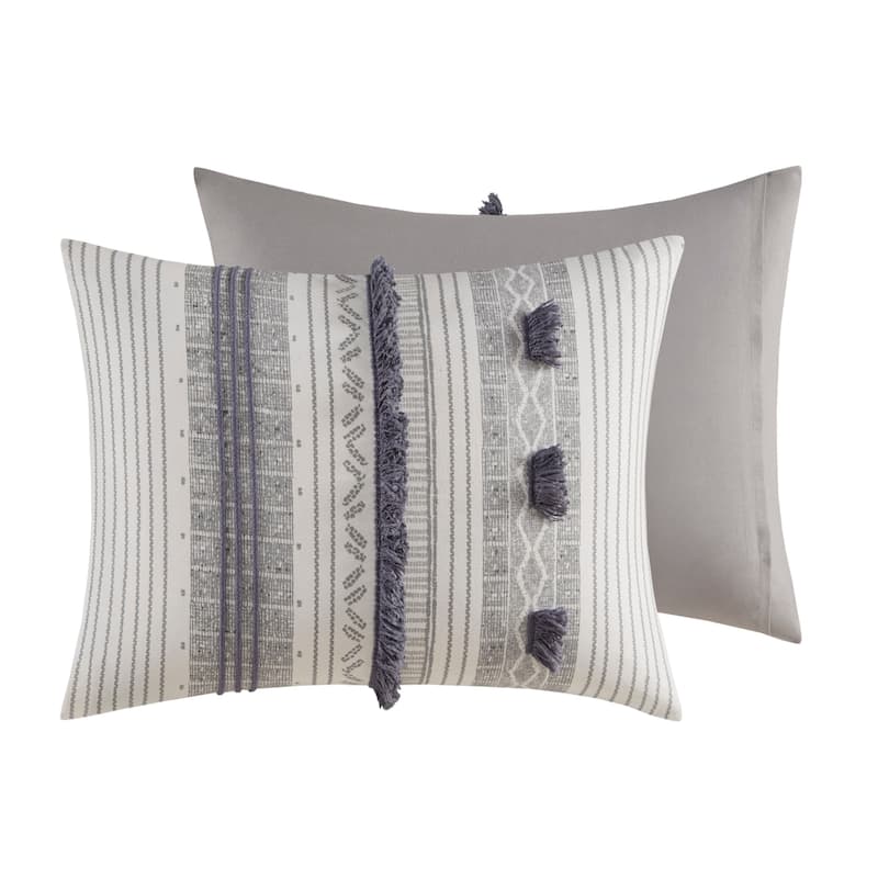 INK+IVY Cody 3 Piece Cotton Duvet Cover Set (Insert excluded)