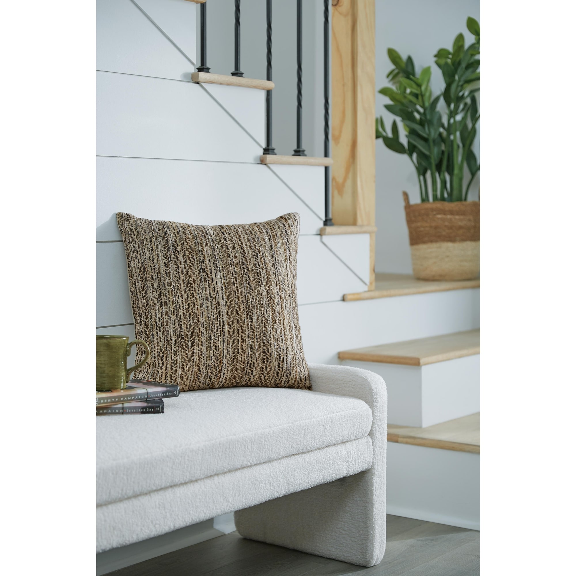 Signature Design by Ashley Jayner Black/Brown Pillow