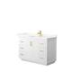Option White, Gold Trim, Giotto Quartz Top