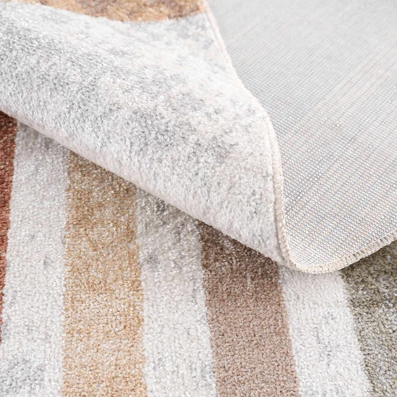 Hauteloom Giza Living Room, Bedroom Machine Washable Area Rug - Traditional - Dark Blue, Light Blue, Olive - 2' x 3'