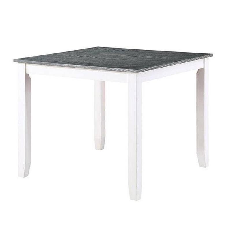 Modern Solid wood 5pc Dining Set Table 4x Chairs Fabric Cushions Seats Chairs Dining Room