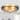 Modern Farmhouse Flush Mount Light Textured Cracked Glass LED 3-light for Hallway - Black & Gold - D15" x H 5"