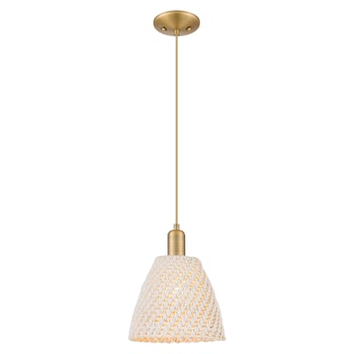 Innovations Lighting Downtown Urban - Natural Ballston Dome - 1 Light 9" Cord Hung Mini Pendant