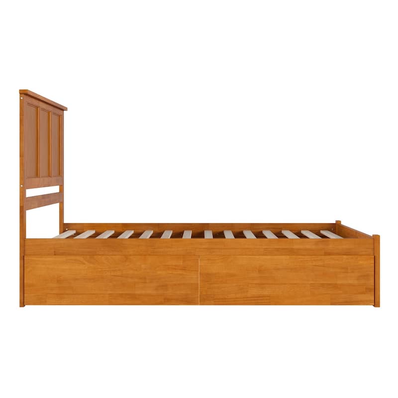 Madison Platform Bed with Footboard and Storage Drawers