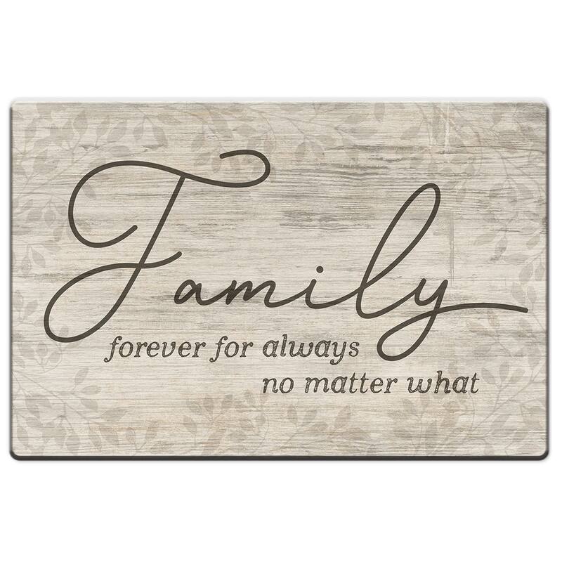 Decorative Anti-Fatigue Memory Foam Mats 30" x 20" - Family - 30x20x1.01
