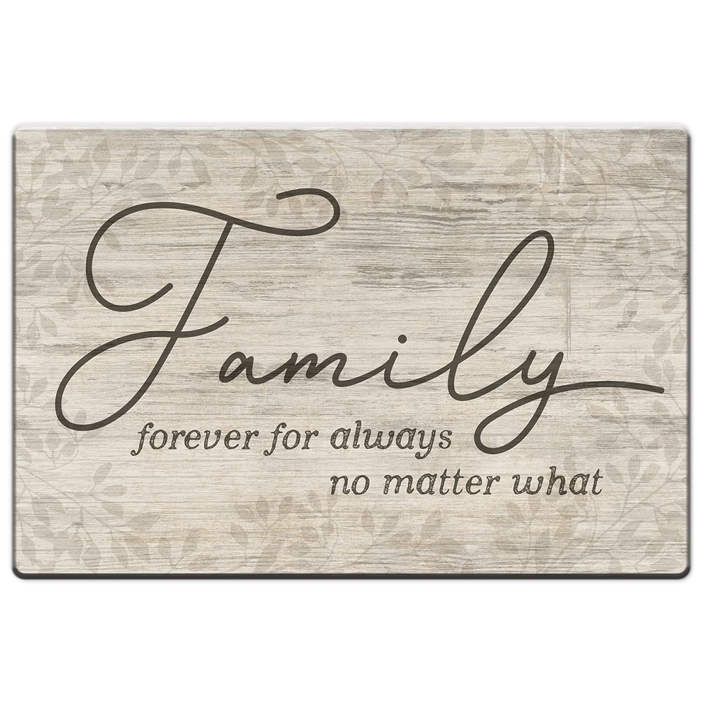 Decorative Anti-Fatigue Memory Foam Mats 30" x 20" - Family - 30x20x1.01