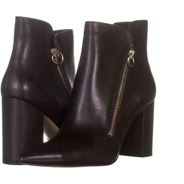 nine west front pointy toe booties