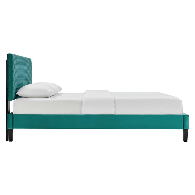 Garcelle Performance Velvet King Platform Bed