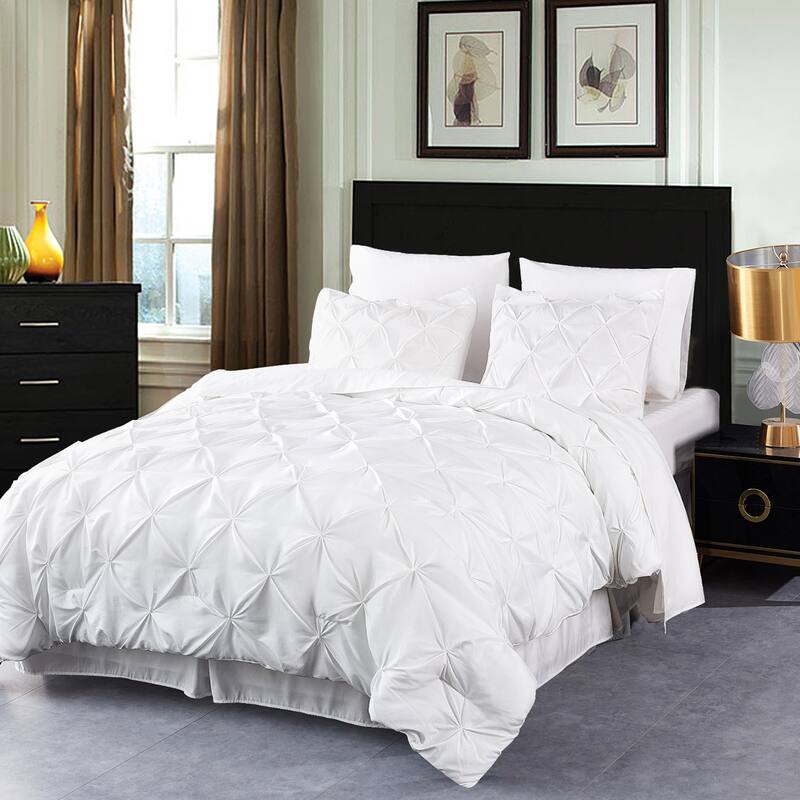 8 Pieces Bed in A Bag Pink Comforter Sets Bed Set