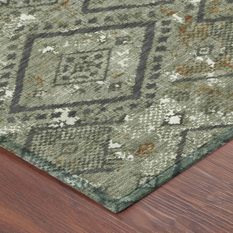 Machine Washable Indoor/ Outdoor Global Andes Chantille Rug