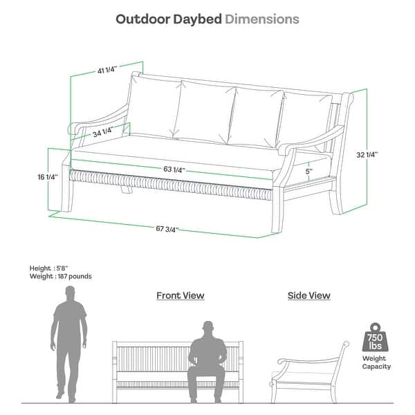 dimension image slide 1 of 3, Cambridge Casual Chara 4-piece Teak Patio Conversation Set