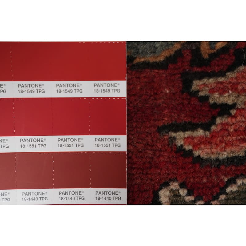 Hand Knotted Oriental 100% Wool Carpet Traditional Medallion Red Heriz Area Rug - 12' 9'' X 9' 7''