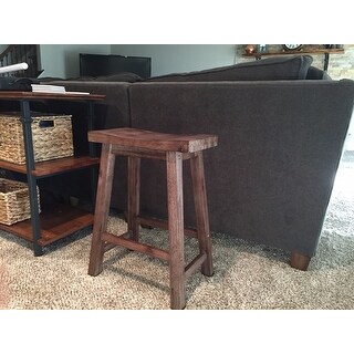 The Gray Barn Vermejo Wire-brush Saddle Stool