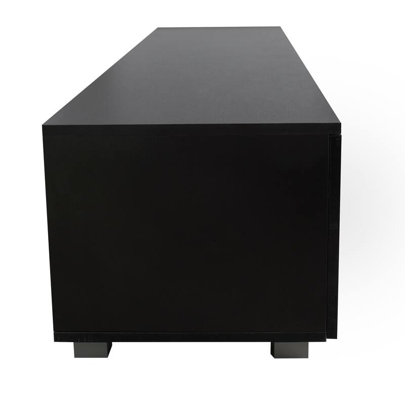 Modern 62.99" TV Stand with Open Shelves and Storage Cabinets for TVs Up to 70"