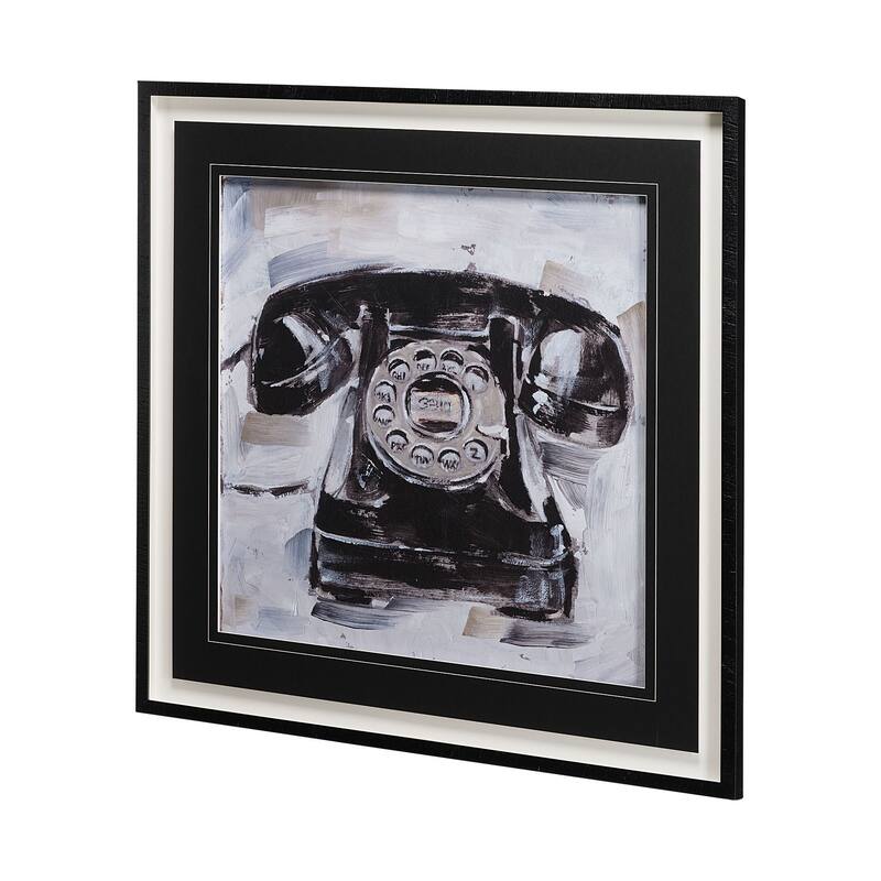 Retro Phone I Framed Art Print