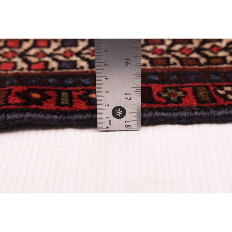 ECARPETGALLERY Hand-knotted Melis Dark Navy Wool Rug - 5'3 x 7'2