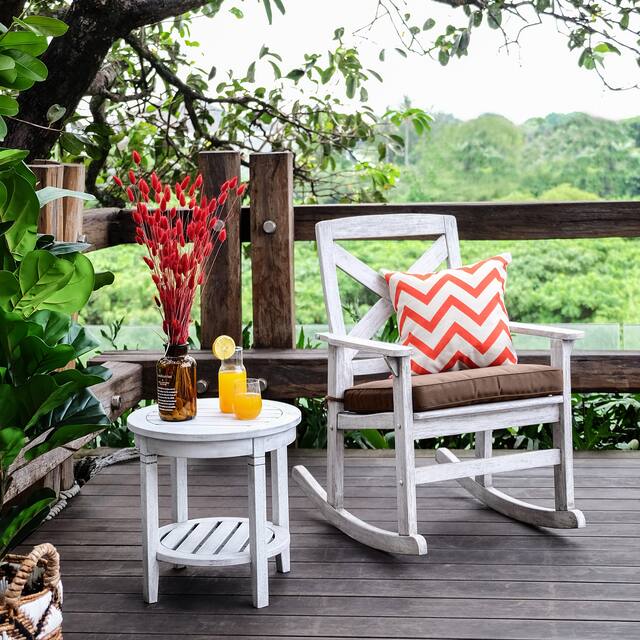 Cambridge Casual West Lake Solid Mahogany Outdoor Rocking Chair