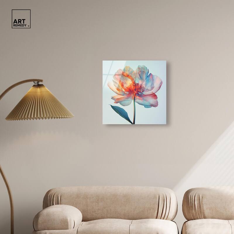 Peony Phases Acrylic by Art Remedy, Ready to Hang