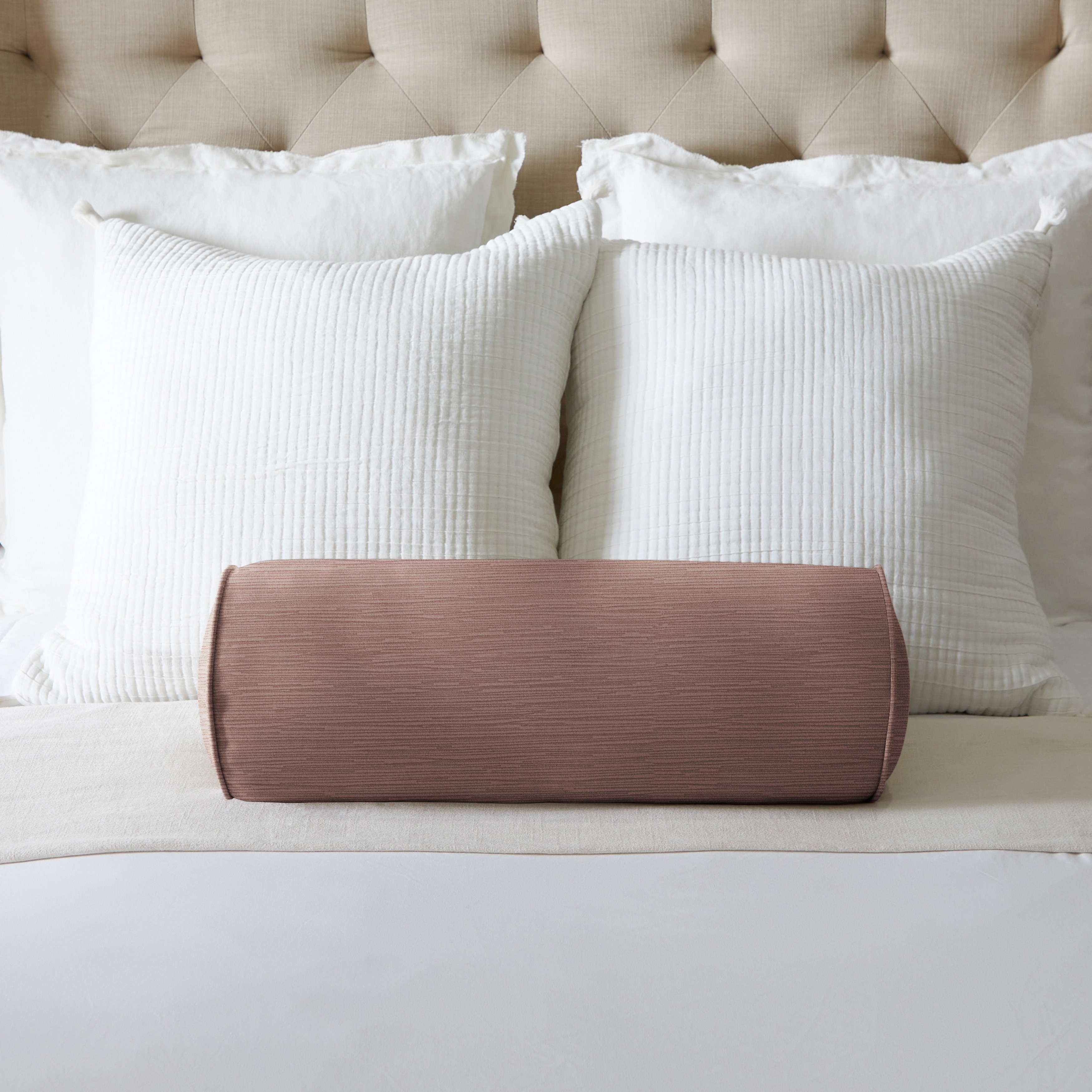 Sorra Home Velvet Bolster Pillow