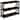 Yaheetech X-Design 3 Tiers Wooden Entryway Console Table