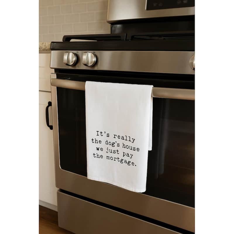 Dog's House Printed Kitchen Towel