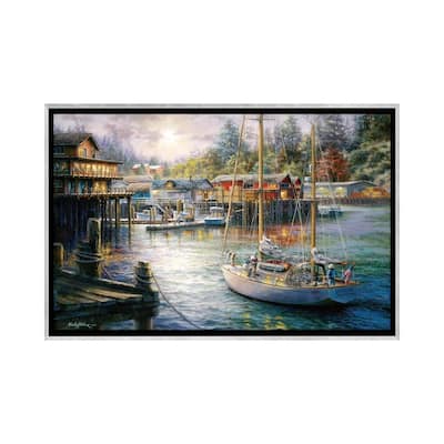 iCanvas "Harbor" by Nicky Boehme Framed