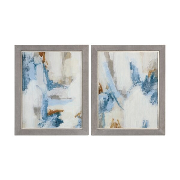 Shop Uttermost 41493 Intermittent Two Piece Framed Abstract