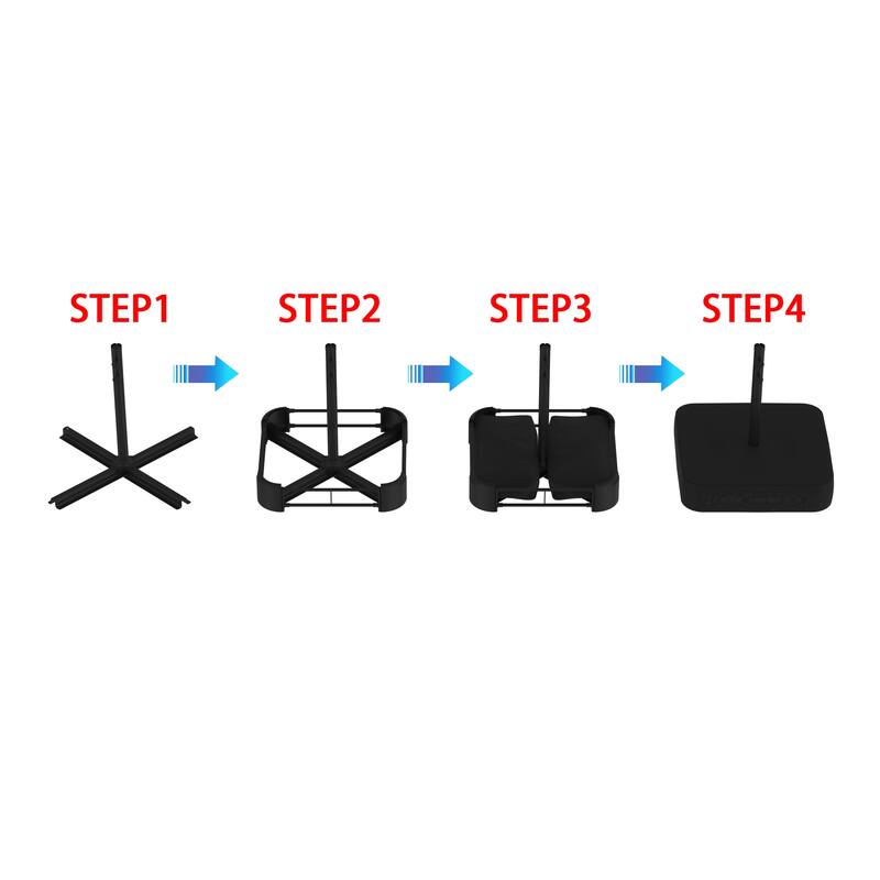 15 - foot Dual - sided Teal Outdoor Umbrella with LED: Durable Polyester Canopy, Sturdy Steel Frame