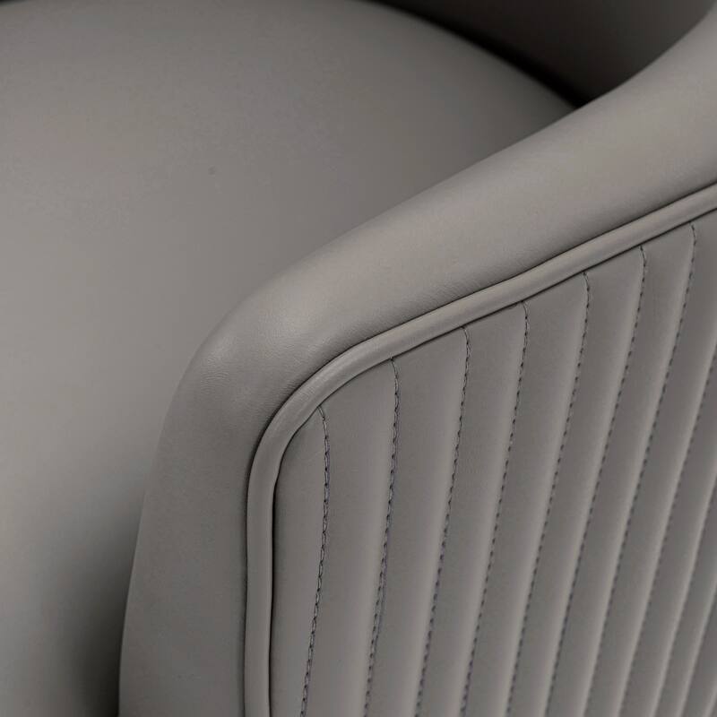 Manhattan Comfort Modern Edra Leatherette Dining Armchair