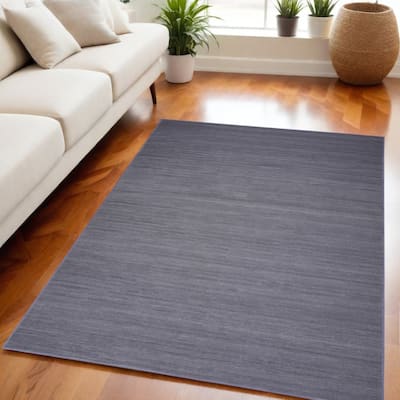 Gider Power Loomed Abstract Modern Low Pile Area Rug By HomeRoots - 87' X '63' X '0.25