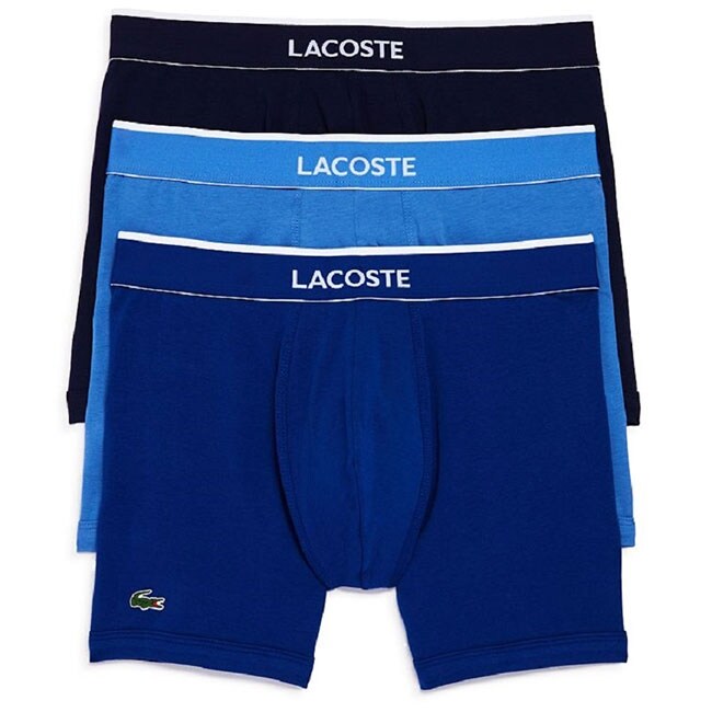 Lacoste Mens Underwear Cotton Stretch Trunks Multipacks