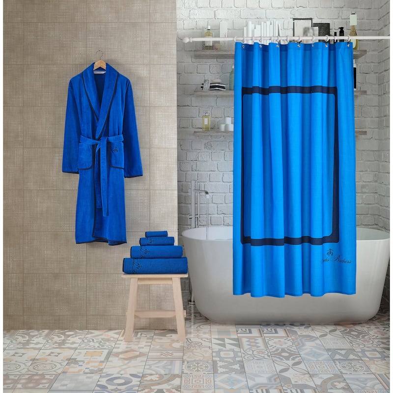 Brooks Brothers Contrast Frame Shower Curtain