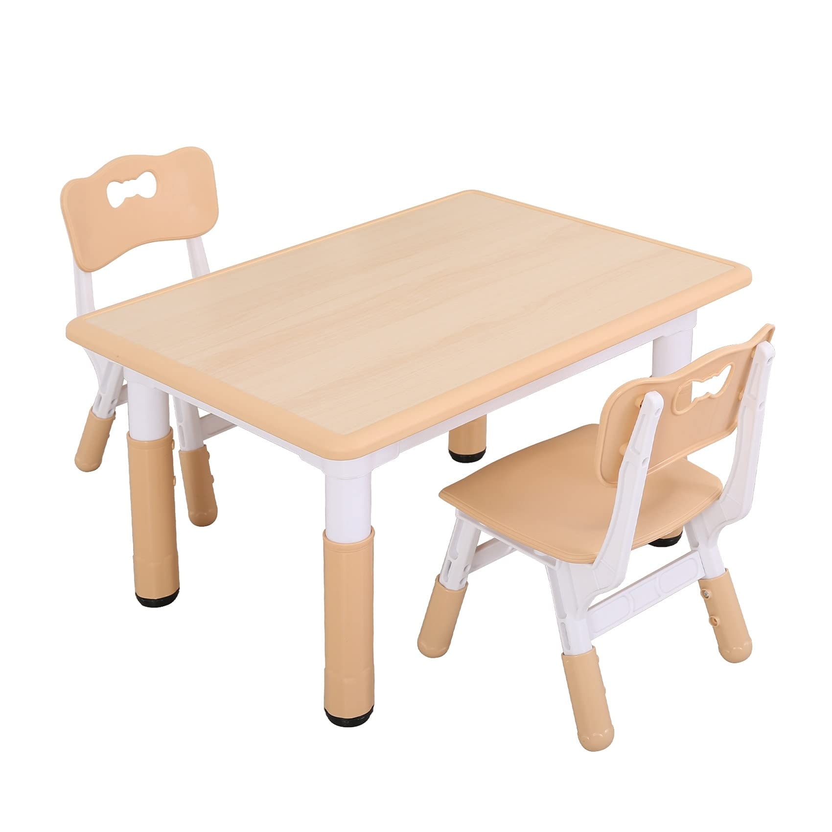 Adjustable height children's clearance table and chairs