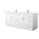 Option White / White Quartz Top / Brushed Nickel Hardware