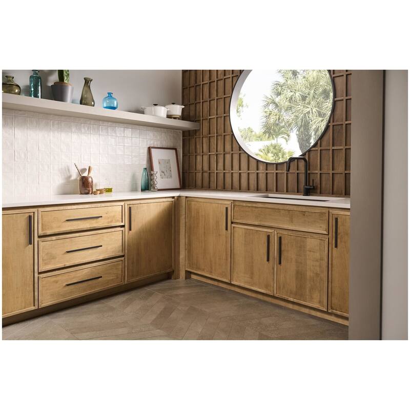 Elements 821-457 Brewer 18" Center to Center Rectangular Cabinet Pull