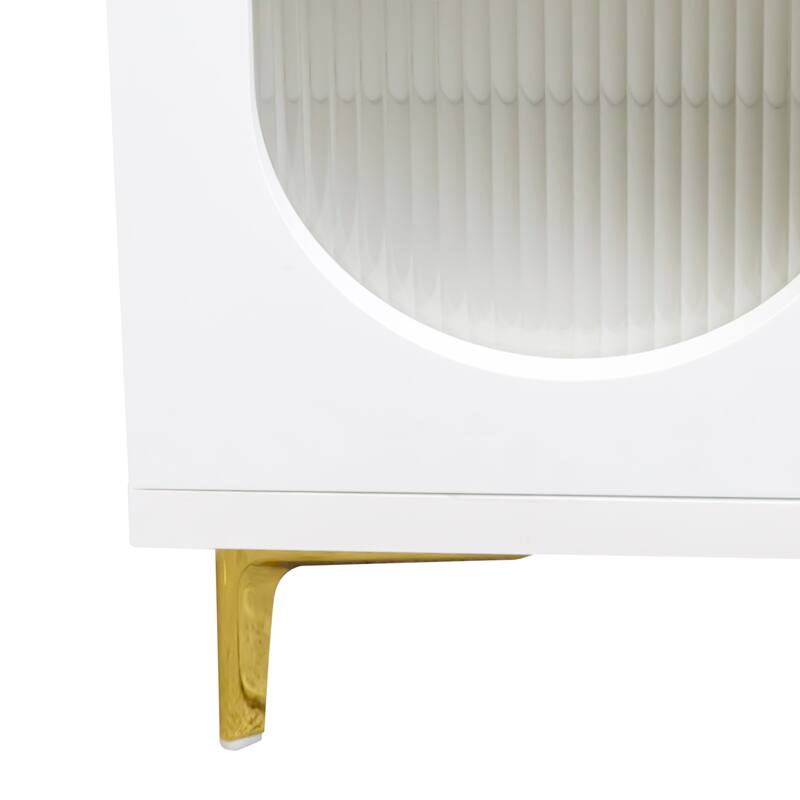 GDF Studio - Aza Modern 70.87" Wide Extendable TV Stand Entertainment Center with Storage Cabinets