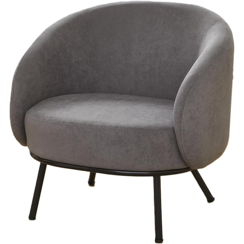 US Pride Furniture Luxury and Elegance Modern Channel Chair with Velvet Fabric Material Dense Foam and Heavy Webbing