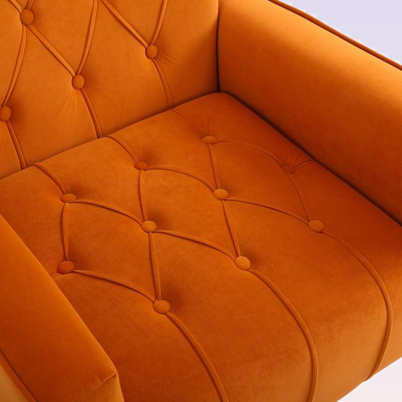 Modern Accent Chair with Ottoman for Living Room