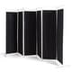 preview thumbnail 6 of 6, 6 Panel Privacy Room Divider Folding Screen with Steel Support Base