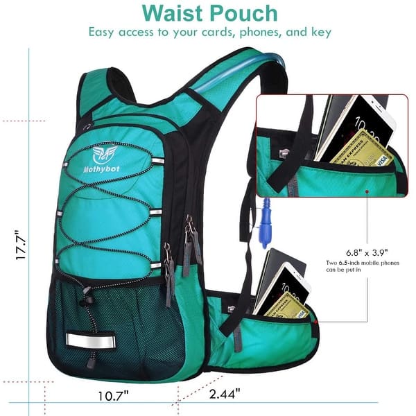are there any hydration backpacks that can fit laptop SuperHandy 17 Inch Water-Resistant Tech Backpack Multiple Compartments Bag for Work, Travel & Commuting The cooling pack system is designed for easy removal and reinstallation Hydration Backpack with 2L BPA-Free