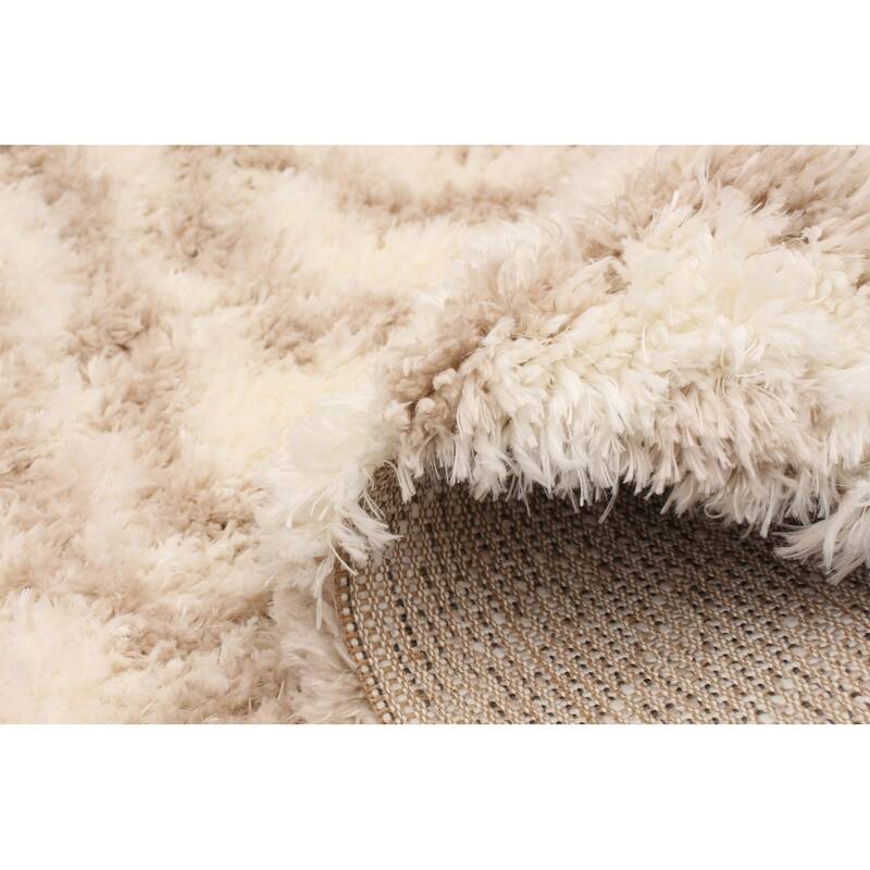 ECARPETGALLERY Agadir Abstract Contemporary Shag Rug