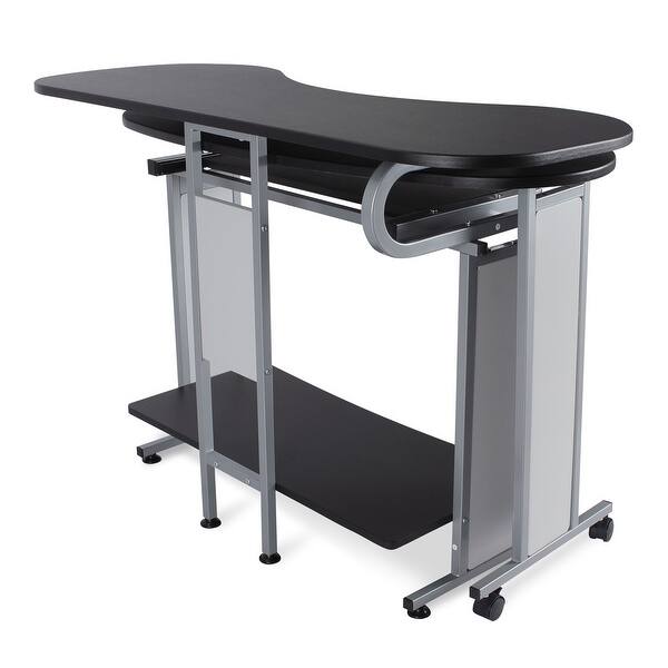 Shop Belleze Heavy Duty Computer Desk W Pull Out Keyboard Tray