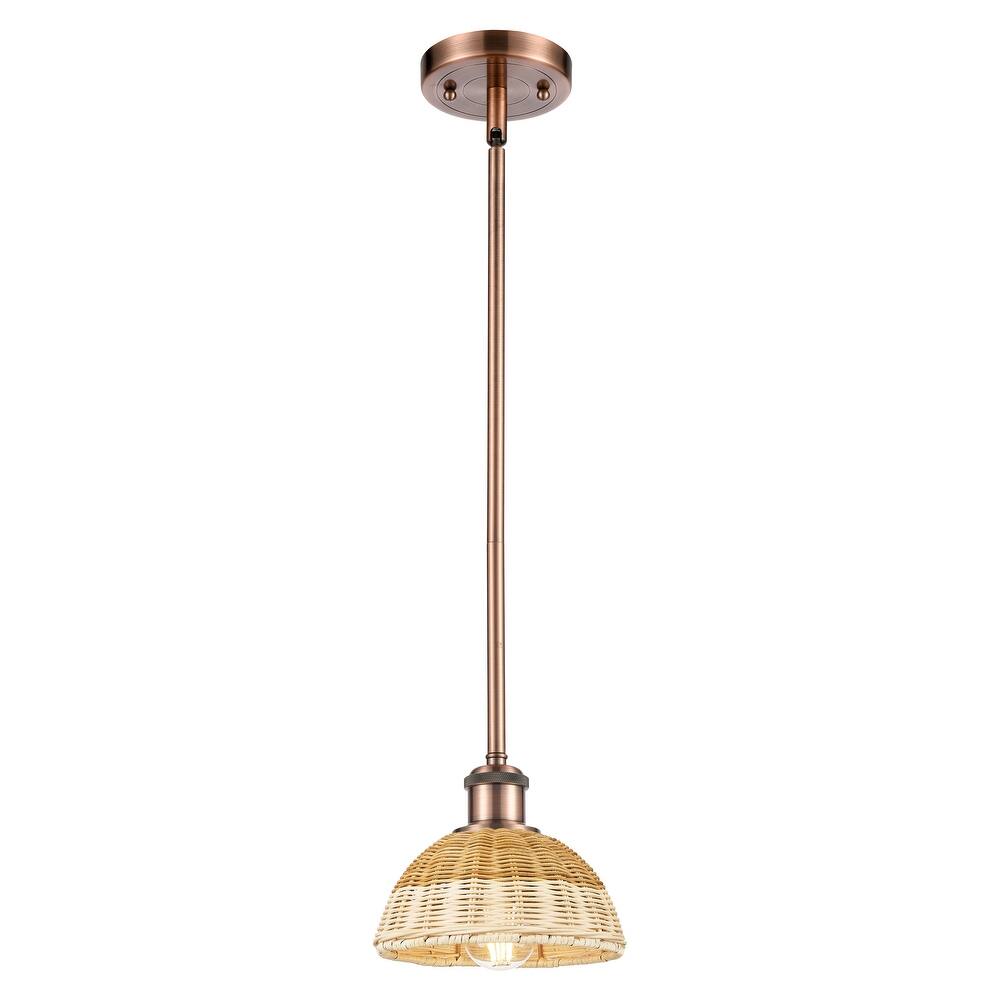 Innovations Lighting Endless Possibilities Ballston - Bristol Natural II - 1 Light 8" Stem Hung Mini Pendant