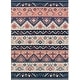 preview thumbnail 14 of 21, Louise Handmade Southwestern Wool Flatweave Area Rug