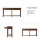 preview thumbnail 19 of 26, HUALAL HOME Dennis Farmhouse Modern 2-Drawers Wood Console Table with Solid Wood Legs